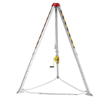 구조용삼각대 윈치 맨홀 휴대용 삼각 구조대 지하공사, 안전벨트 삼각대 1200B 10m 3mm 두께