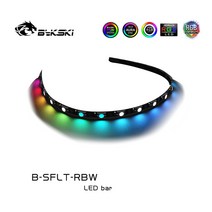 컴퓨터케이스 pc케이스 pc케이스미들타워 Bykski 116 소프트 LED 스트립 159230283330413500mm 라이트 바, 02 413mm