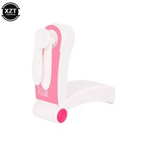 캠핑에어컨 미니 수냉식 무시동 이동형 Usb 미니 접이식 선풍기 전기 휴대용 홀드 소형 독창성 충전 가정, 02 pink
