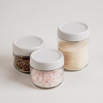 인블룸 다용도 유리 보관용기 280ml / 450ml, 280ml 2개+450ml 1개