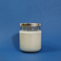 캔들용기 유리병 150g 일자 (실버캡)