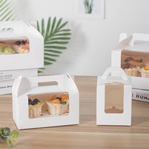 레드캣 1구 2구 머핀상자 컵케이크 투명창 포장 박스 상자, 1구 레드