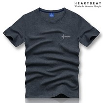 하트비트 켄토넨 기능성 쿨 반팔티 세미 슬림핏 무지 스판 라운드 반팔 티셔츠 링클프리 커플룩 빅사이즈 단체복 남자 여자 남여공용 커플티 흡한속건 단체티 등산복