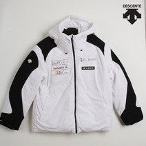 데상트 데상트패딩 JQS SM423SDJO2-WHT 남녀공용 스위스 스키팀 미드 다운
