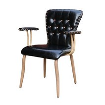 보스가구 클레식1인팔거리 1인암체어 카페의자, 브라운