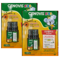 세노비스 키즈 프로폴리스 스프레이 25ml x 2병 x 2 332회분 어린이 구강위생