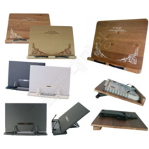 산다 나무 독서대 슬림 철재독서대 휴대용 각도조절 북스탠드, 1)산다 슬림철재독서대, 중