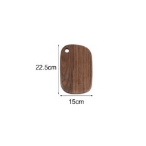 호두나무도마 블랙 월넛 도마 서양 피자 스시 스테이크 트레이 보드 나무 빵 과일, [07] G