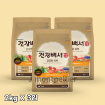건강백서 전연령 생선 건강한 피부 애견사료, 0   healthy skin(건강한 피부), 6kg, 6개