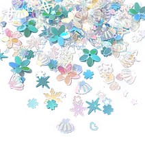 (주)아트인 믹스 홀로그램 스팽글(50g), 핑크