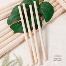 DIY 마크라메 재료 뉴송 목봉 나무막대 12mm-25mm (60cm-180cm), 뉴송(15mm-60cm)