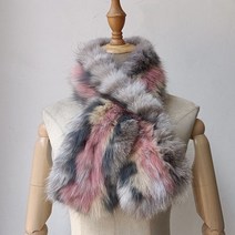 wool 울 머플러 스카프 포근한 부드러운 여성 숄 드레스 양면 목도리 겨울 가을 겨울 새로운 도착 니트 여성 여우 모피 스카프 솜털 따뜻한 겨울 천연 모피 목