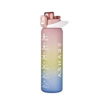 어쉐어 NEW 쉐이커 스포츠 대용량 텀블러, 핑크, 1L, 1개