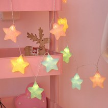 작은 구름이 아웃도어 캠핑 조명 크랙 led 전조등을 장식용 등이 이채 등 방 크리스마스 트리 만들기 별을 오각을 했다고 한다., 5M20빛균열색스타플러그인