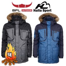 HALLA SPORT 남성 엔커리지 다운자켓