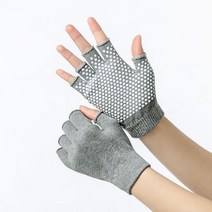 여기슈 헬스 장갑 미끄럼방지 필라테스 글러브 요가, 블랙