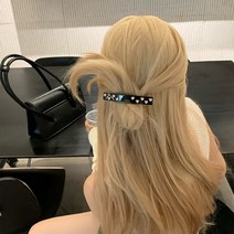 업소용 머리집게핀 미니 가정용 헤어악세사리 도매 BB1725 헤어핀 반묶음 선물 꼬임