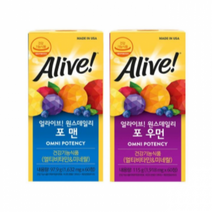 얼라이브 원스데일리 포맨 포우먼 멀티비타민 3개 6개월분, 1개, 원스데일리 포 맨 6개월