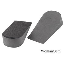 족궁보조구 보이지 않는 높이 증가 깔창 발 뒤꿈치 패드 정형 외과 미끄럼 방지 cm 양말 리프트 드레스, [06] black woman