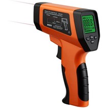 BBQGO 레이저 적외선 온도계 -50°C ~ 750°C 비접촉 온도계 IR 고온계 요리/자동차용 방사율 조절 가능 -독일직송
