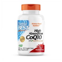 닥터스 베스트 CoQ10 코큐텐 코엔자임 400mg 180정 베지캡슐 정 품 제 품