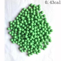 서바이벌 페인트볼 재사용 가능한 고무 페인트 볼 043cal 05cal 068cal야외, 0.43-200Pcs-Green