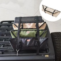 자동차 루프백 루프박스 3d 바스켓 여행 수하물 보관소 1:10 scx10 d90 크롤러 차량용 rc 예비 등반, 노란색