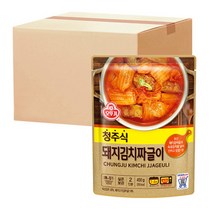 청주식 돼지김치짜글이 450G 12팩, 1개
