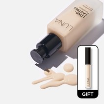 20%+T11%루나 롱래스팅 파운데이션 30ml+미니컨실러, 17호 아이보리