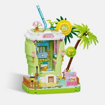 미니블럭 나노블럭 diy미니어처 레몬까페 장난감 키덜트 선물.셈보블럭