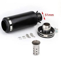 오토바이 배기 SC 머플러 야마하 혼다 GSR750 Z250SL 400 Z800 900 CBR300 500 S1000 ER6N SV650 R1 R3 R6 51mm 60mm, 3.SC 51mm