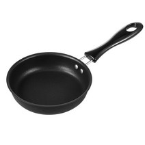 구운계란만들기 계란 집에서 삶는 기계 찜기 맥반석 굽기 프라이팬 계란 그릴 붙지 않는 오믈렛 철판 조리, 01 Black_01 22cm