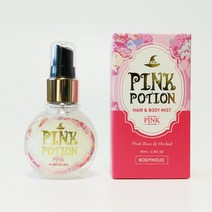 바디홀릭 핑크포션 바디 헤어 미스트 50ml 장미향 향기좋은 가성비 남자 여자 향수 추천, 3개