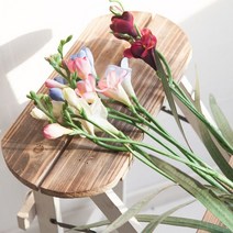 발리후리지아가지o 58cm 조화 꽃 FAIAFT, 화이트