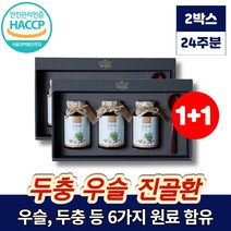 진골환 약재환 한방환 오가피 토사자 겨우살이 홍화자 두충 우슬 환 정 무첨가물 식약처 인증 할아버지 할머니 부모님 선물 세트, 1+1박스