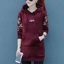 여성 기모 롱후드티 벨벳 맨투맨원피스 빅사이즈nbf35 weinqw6