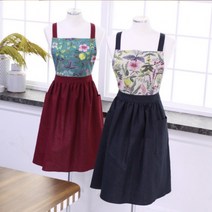 한복앞치마 예쁜앞치마 고급앞치마 좋은원단 전통앞치마 명절앞치마, 와인