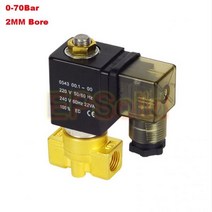 1/4 '포트 고압 70 바 압력 물 솔레노이드 밸브 황동 0.7MPa 배송, 1/4 _AC24V