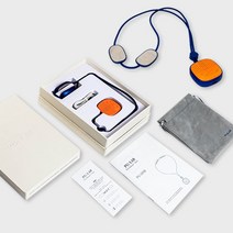 퓨랩 EMS 무선 저주파 온열 목 안마기 더 릴렉서:넥, 본품 + 선물용 포장 쇼핑백