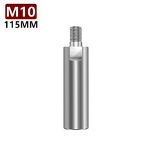 목공 집진기 가정용 이동식 앵글 그라인더 연장 커넥팅로드 m10 m14 연마 패드 연삭 샌딩 연마 그라인더 연장 막대 그루 빙 도구, 115mm-m10