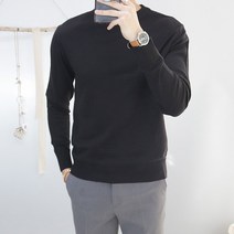 로코비전 남자 스킨 라운드 니트 정장 셔츠 스웨터