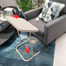 둥근태 기능성거실테이블 높은소파테이블 높이조절