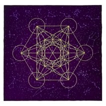 제단 천 타로 카드 타로 천 식탁보 접이식 테이블 액세서리 태피스트리, 자주색 60cm