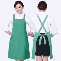 제과제빵 조리학원 족발 주방 카페 앞치마 AE137, FREE, AE137진블루