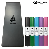 헬로우준 천연고무 요가매트 PU 전문가용 밀리지않는 운동매트, 딥 블루