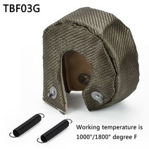 터보 차저 호환부품 PQY - 100% 전체 티타늄 T3 터보 담요 열 차폐 적합: t2 gt30 및 대부분의 t3 PQY-TBF0, 01 TBF03G