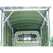 1톤 트럭 갑바 덮개 화물차 포터 적재함 호로 호루 방수 천막, 그린 3.4m-3.7m 5도어, 1개