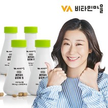 비타민마을 식약처권장 1일최대함량 쾌변데이 알로에 대용량 4병 12개월분, 4개, 180정