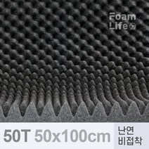 방음재 방음스펀지 난연 비접착 50Tx500x1000