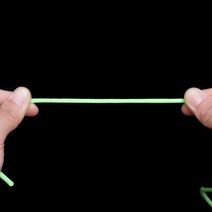 야광 캠핑 끈 / 타프 텐트 해먹 그늘막 야간 시야확보 야광 줄 끈 안전사고예방, 화이트1m